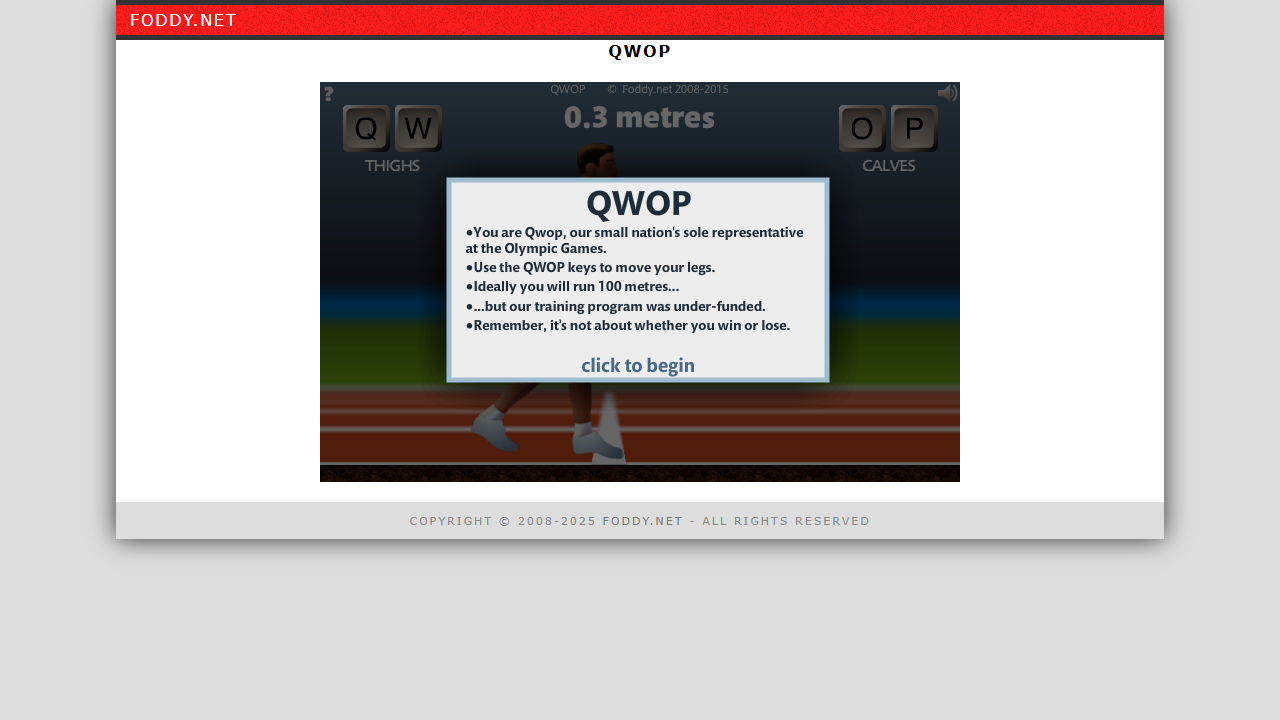 QWOP cover