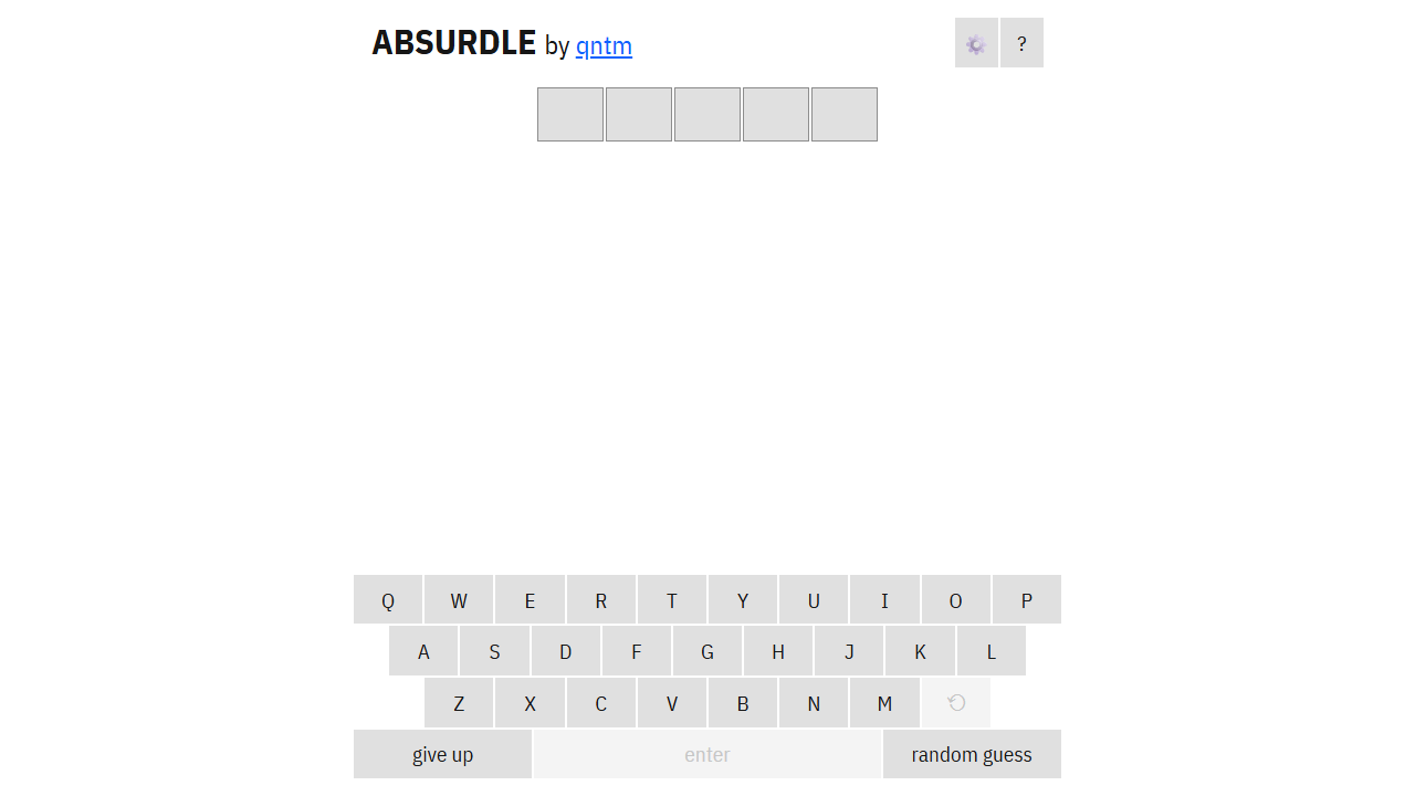 Absurdle cover
