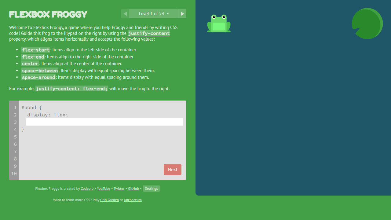 Flexbox Froggy cover