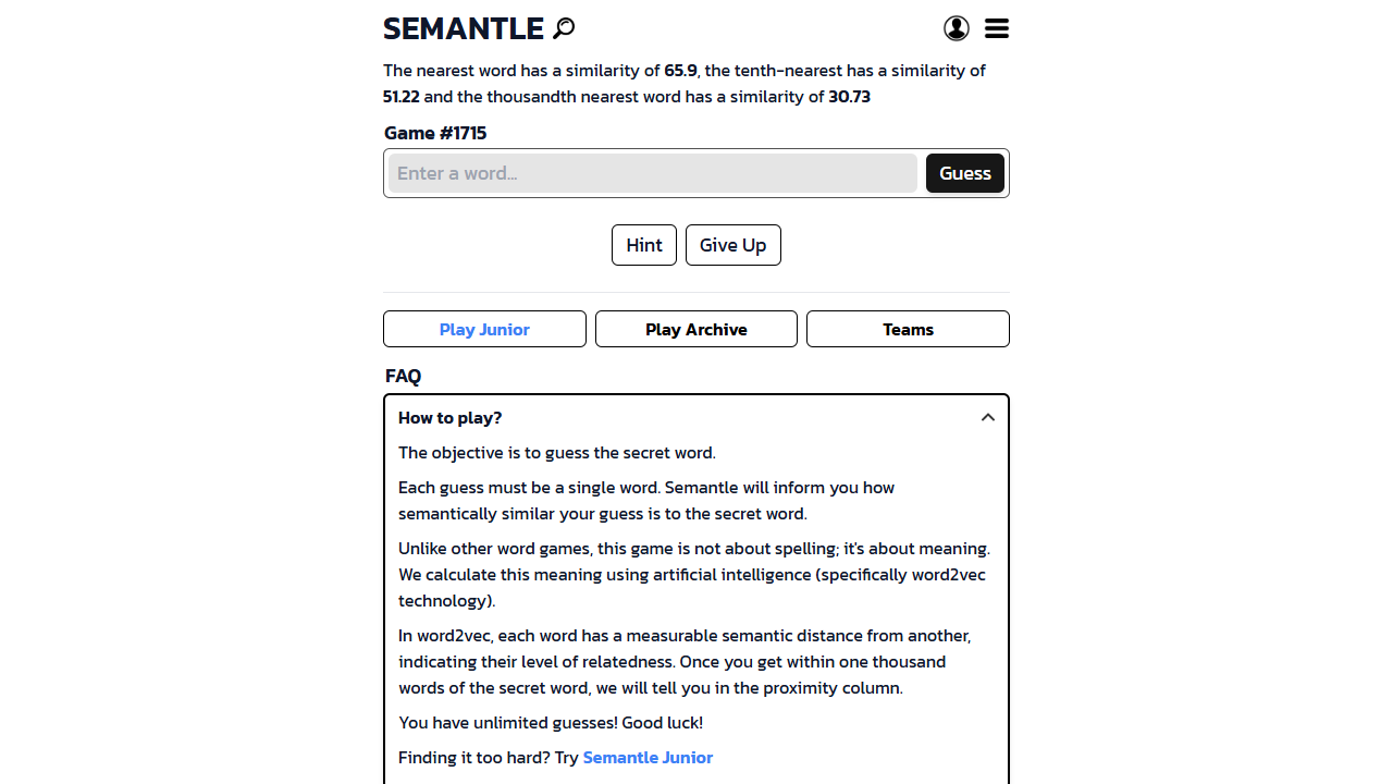 Semantle cover